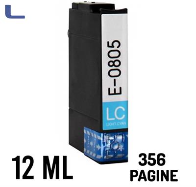 epson compatibile r265 r360 r560 ciano light t0805