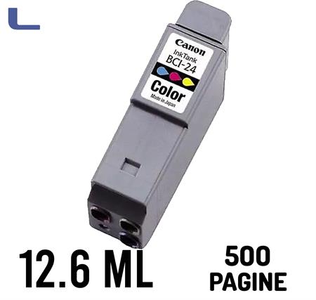 canon compatibile bci-24 ip1000 1500 2000 s200 s300 colore