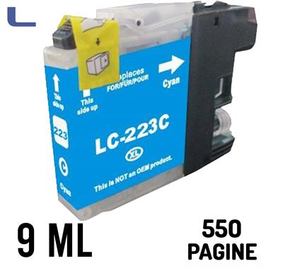 brother compatibile lc223 ciano mfc-j4420/4620/5320 dcp-j4120