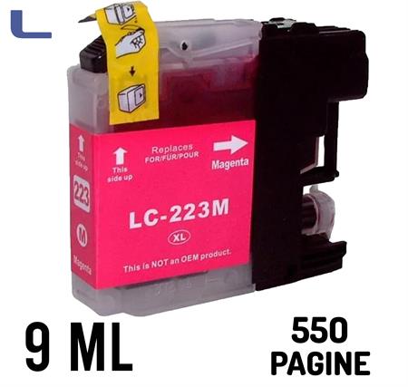 brother compatibile lc223 magenta mfc-j4420/4620/5320 dcp-j4120
