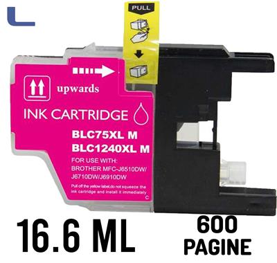 brother compatibile lc1240 lc1280 dcp-j525 j925 magenta