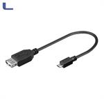 cavo usb 2.0 A femmina - micro usb B maschio OTG *021