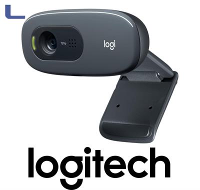 webcam 720p hd con microfono black c270 logitech *489