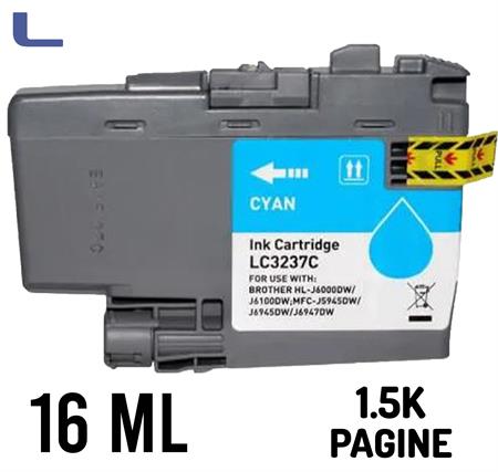 brother compatibile hl j6000mfc j5945 6945ciano 1,5K LC3237c