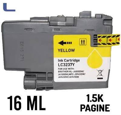 brother compatibile hl j6000 mfc j5945 6945 yellow 1,5K LC3237Y