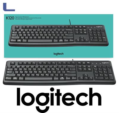 tastiera black usb logitech k120 *323