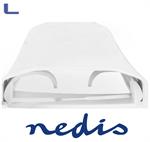 passacavi a parete bianco pvc 110cm diam.cavo max 18mm nedis*622