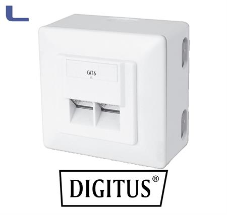 presa a muro esterna rj45 cat.6 digitus *215