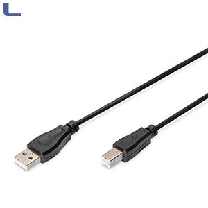 cavo usb 2.0 A/B M/M 3mt per stampante black *215