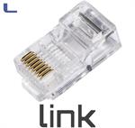 plug rj45 per cavo flessibile cat. 5e utp conf.100pz *215