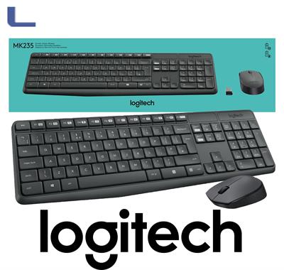 tastiera mult + mouse black wireless MK235 logitech *323