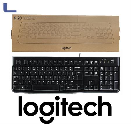 tastiera black usb logitech k120 business brown box *323