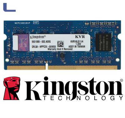 so-dimm ddr3l 1600mhz 4gb 1.35v kingston *301