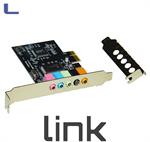 scheda audio pci express 5.1 a 6 canali + low profile link *215