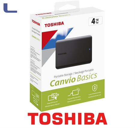 hard disk esterno 2.5 toshiba 4tb usb3.0 canvio basic *677