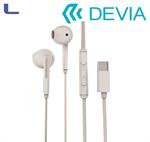 auricolare earphone A1 digital white connettore type c devia*491