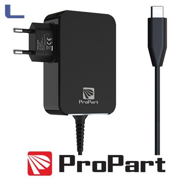 alimentatore 65w usb type c propart *491