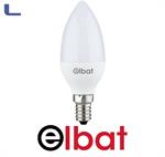 Lampadina led C37 6W E14 480lm 3000K Luce calda Elbat *572