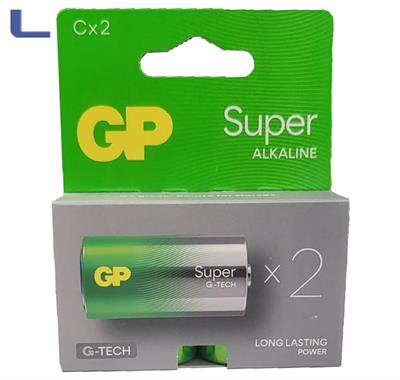  2 batterie alkaline LR14C 1.5v gp  *572