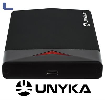 box esterno per hdd sata 2.5 usb-c nero UNYKA *572