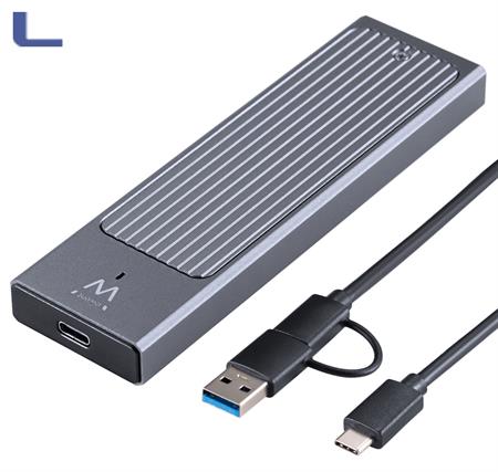 box esterno ssd m.2 NVMe/PCIe senza viti usb3.2gen2 type/c*021