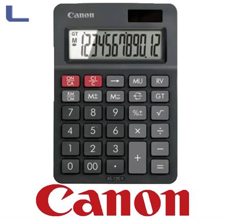 calcolatrice semplice canon as-120 II display angolato *069