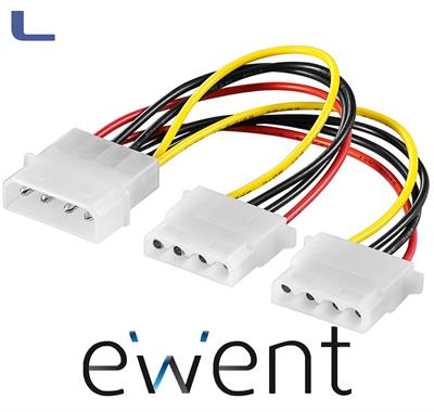 cavo doppia alimentazione molex 0.15mt  *021