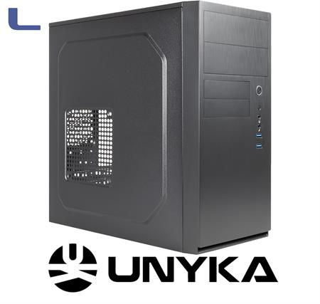 case midi tower micro atx unykach aero c11 2usb 3.0 no alim *572