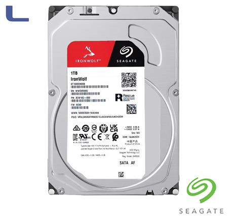 hdd seagate 1tb 3.5 sata3 256mb 5400rpm ironwolf nas*677