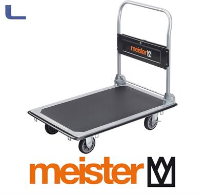 carrello in metallo pieghevole 910mm x 610mm x 845mm meister*719