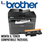 stampante multifunzione laser fax lan wifi brother mfc-l2800dw