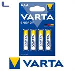 4 batterie ministilo AAA alkaline 1.5v varta *431
