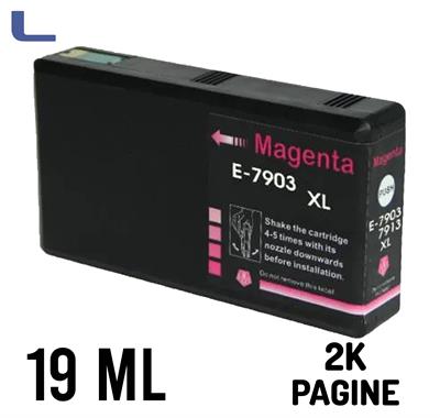 epson compatibile wf4630 4640 5110 magenta xl 17.1ml t7903 t7913