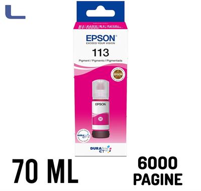 flacone epson 70ml ecotank 113 magenta C13T06B340
