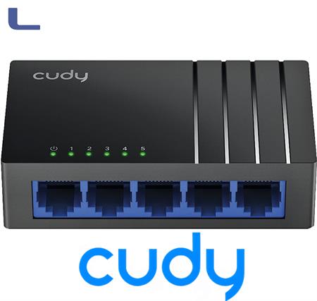 switch 5 porte fast ethernet gigabit cudy*572