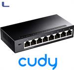 switch 8porte involucro metallico fast ethernet gigabit cudy*572
