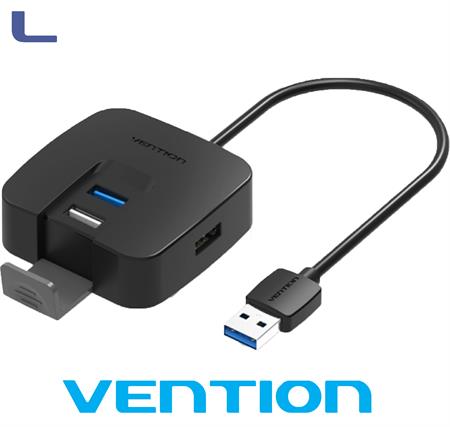 hub usb 4 porte USB3.0 a 3xUSB2.0  gigabit black aisens*572