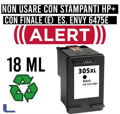 hp compatibile 305xl 3YM62AE black *539