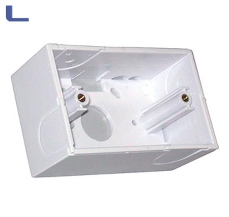 scatola a muro bianca per placca rj45 profondità 38mm *215