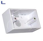 scatola a muro bianca per placca rj45 profondità 38mm *215