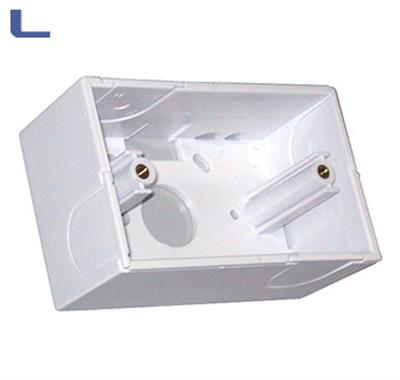 scatola a muro bianca per placca rj45 profondità 38mm *215