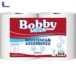 rotoloni carta bianca bobby mega conf. 2 rotoli 1,7kg *539