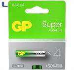 4 batterie ministilo AAA super alkaline 1.5v GP *572