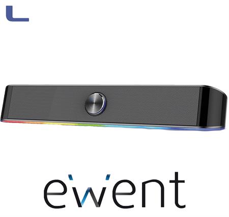 soundbar bluetooth rgb gaming black ewent *021