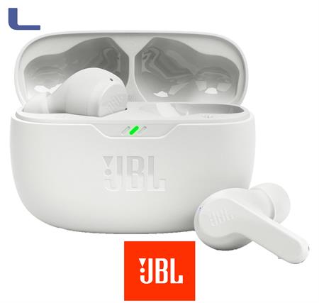 auricolare  jbl wave beam wireless bluetooth white 5.2 *273