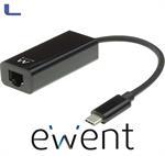 adattatore lan usb 3.2 type c gigabit ethernet 10/100/1000 black