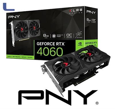 scheda video RTX4060 8GB GDDR6 VERTO DUAL FAN OC GeForce XLR8