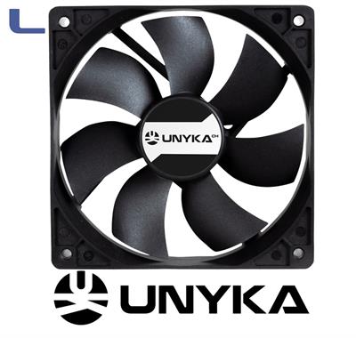 ventola 120x120x25  12v connettore 4poli unyka * 572