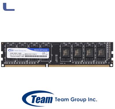 ddr3 pc1600 mhz 4gb cl11 team group elite *434