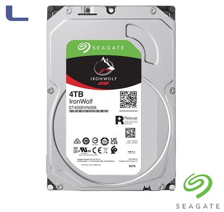 hdd seagate 4tb 3.5 sata3 256mb 5400rpm ironwolf nas *677